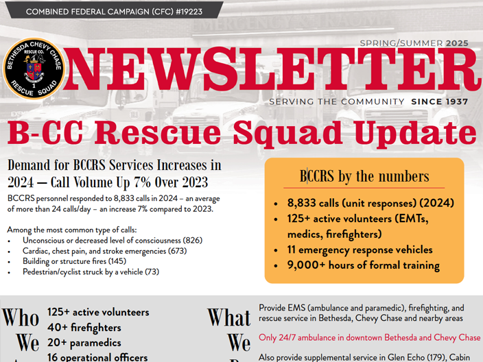 BCCRS 2025 Spring Newsletter is now available