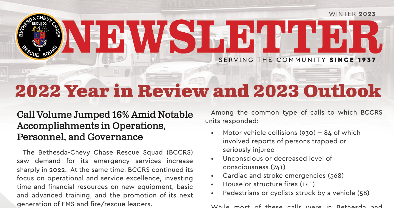 BCCRS Spring Newsletter is now available